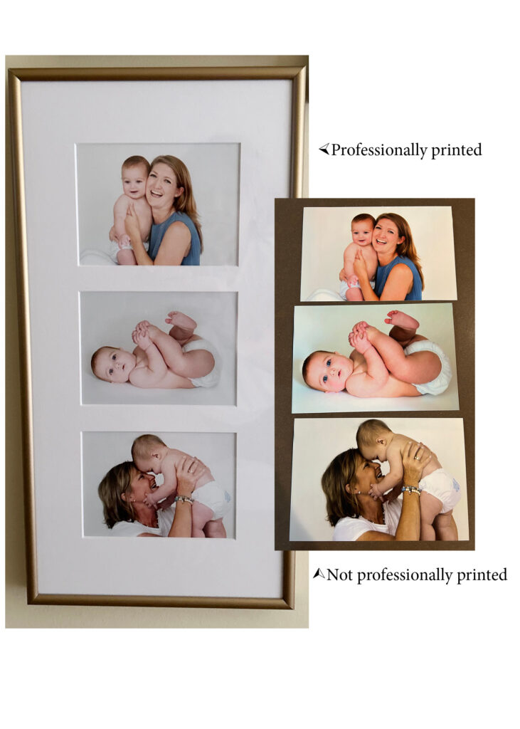 professionally printed photo vs photo printed at a discount drugstore